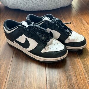 Nike Black and White Low-Top Sneakers